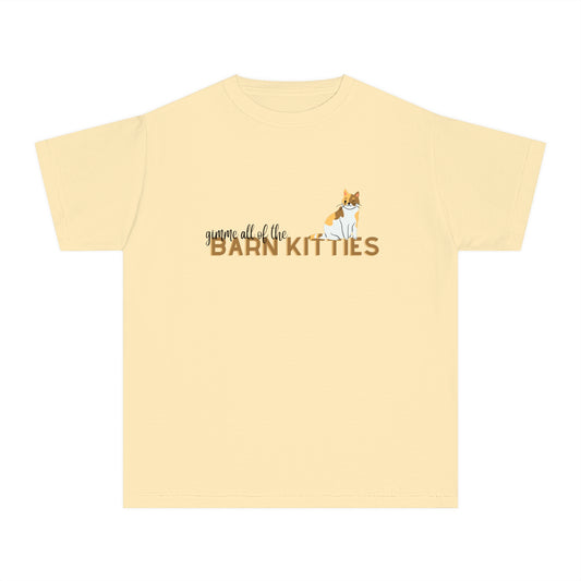 YOUTH TEE- BARN KITTY