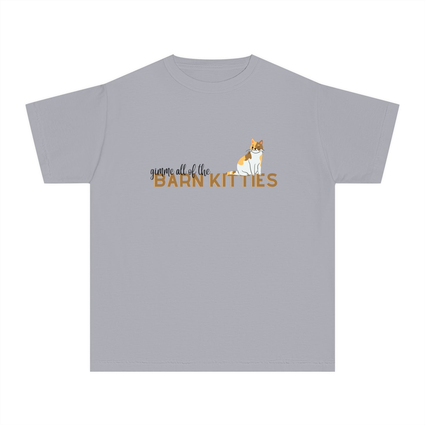 YOUTH TEE- BARN KITTY