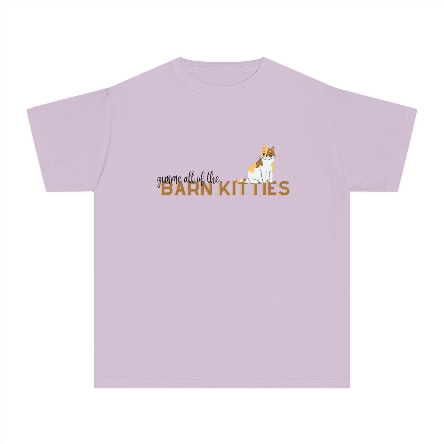 YOUTH TEE- BARN KITTY