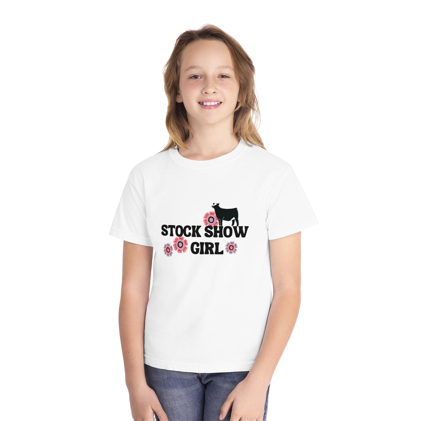 YOUTH TEE- STOCK SHOW GIRL