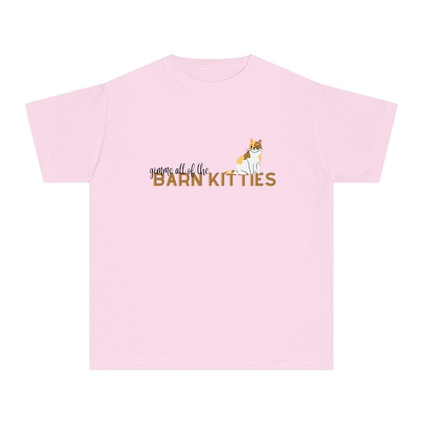 YOUTH TEE- BARN KITTY