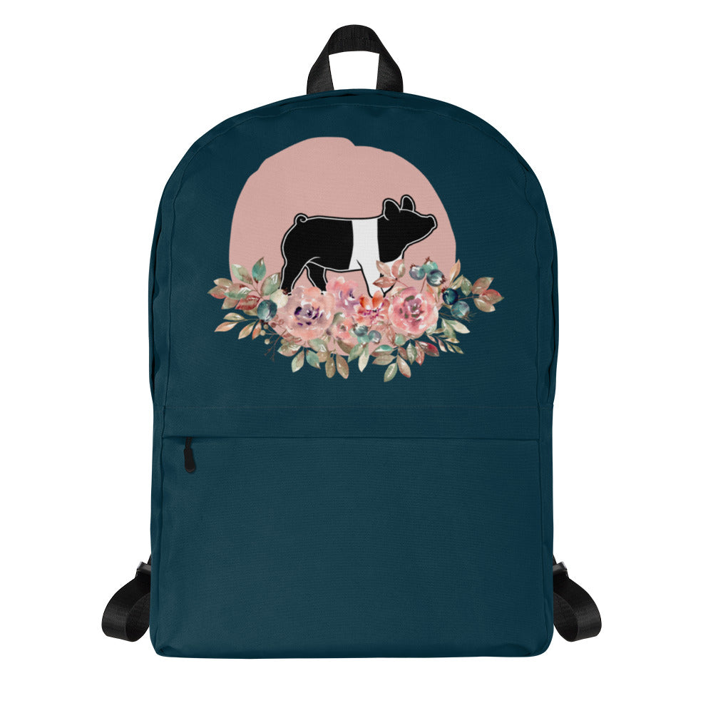 BACKPACK- FLORAL PIG