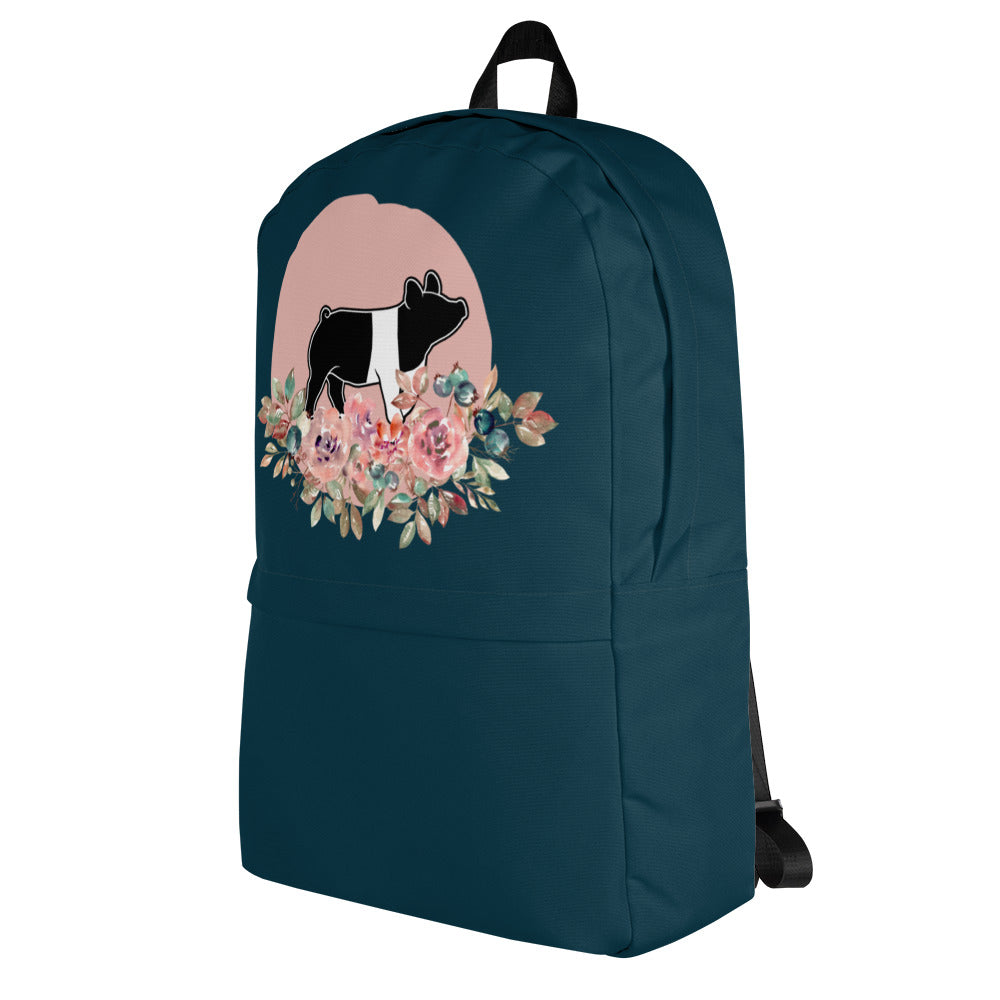 BACKPACK- FLORAL PIG