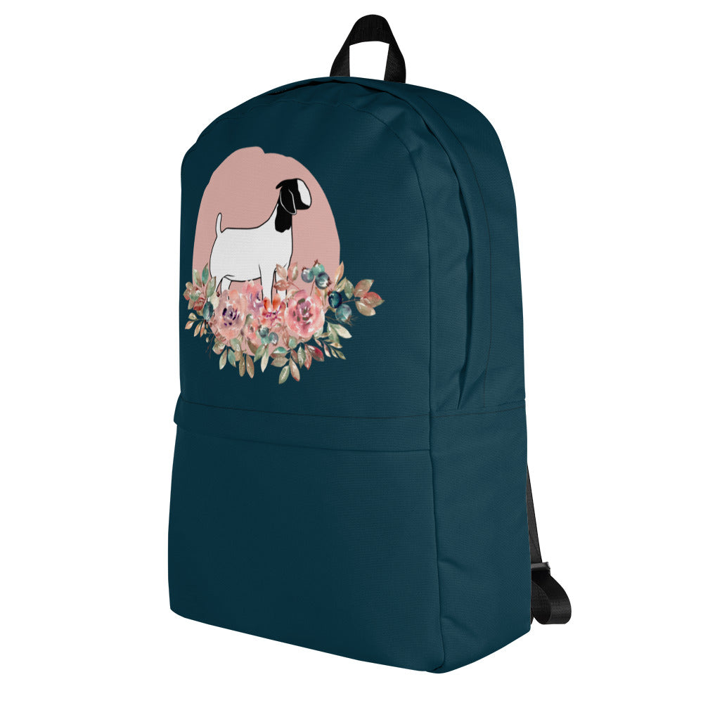 BACKPACK- FLORAL GOAT