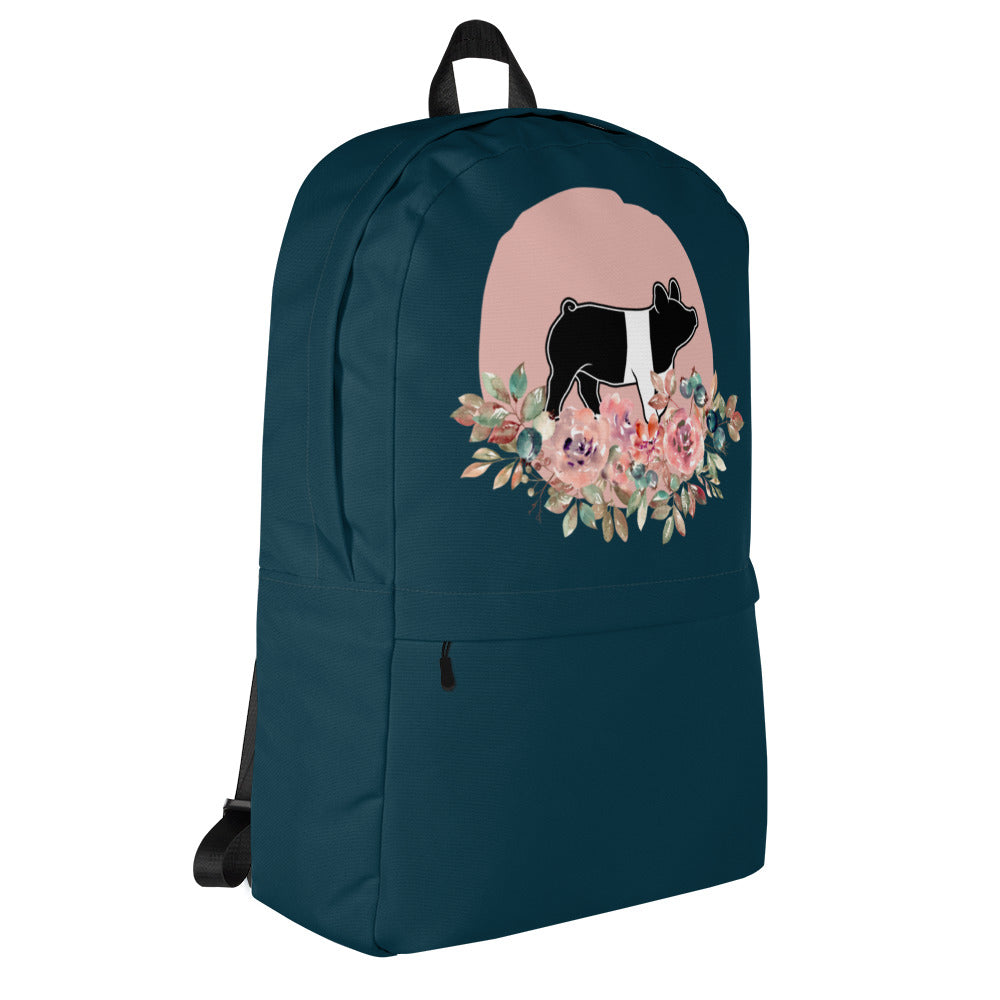 BACKPACK- FLORAL PIG