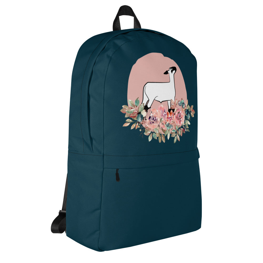 BACKPACK- FLORAL LAMB