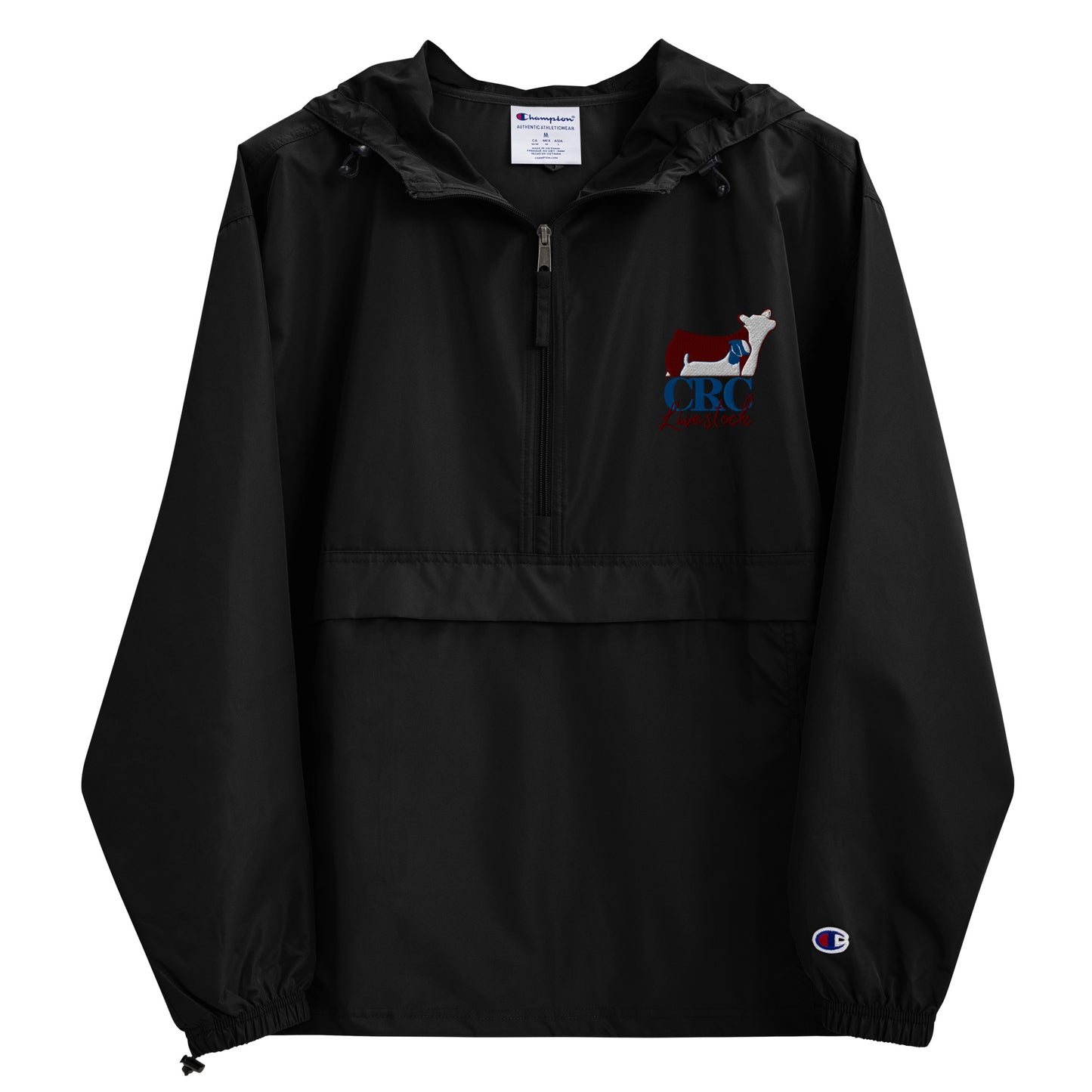 CRC LIVESTOCK- CHAMPION WINDBREAKER (EMBROIDERED)