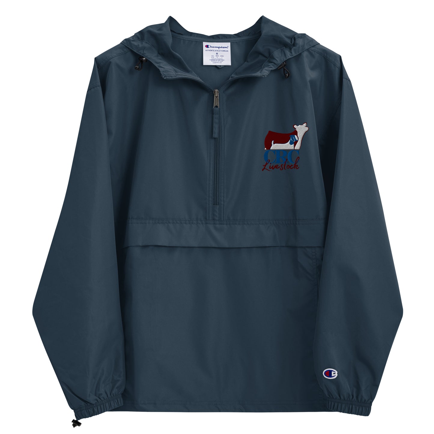 CRC LIVESTOCK- CHAMPION WINDBREAKER (EMBROIDERED)