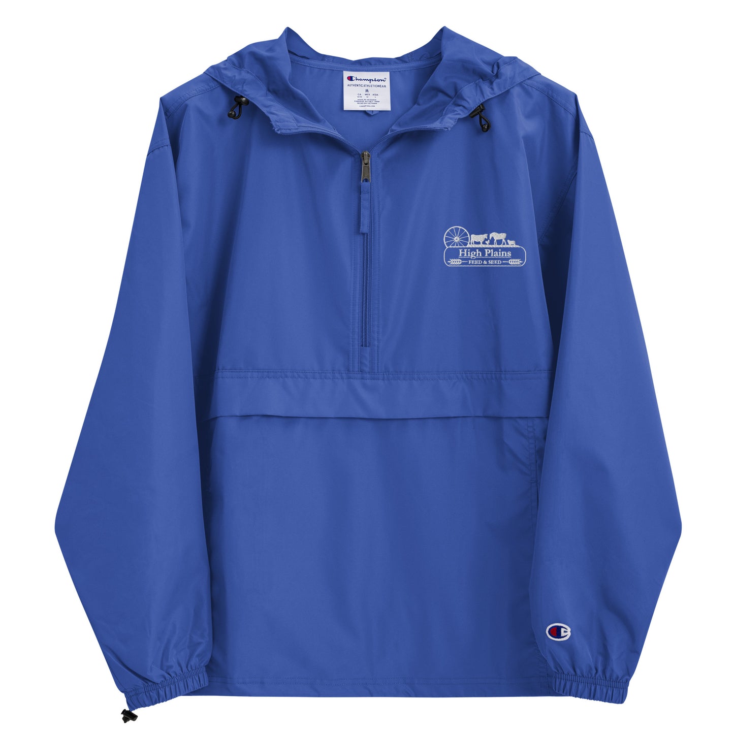 HIGH PLAINS FEED & SEED- CHAMPION WINDBREAKER EMBROIDERED