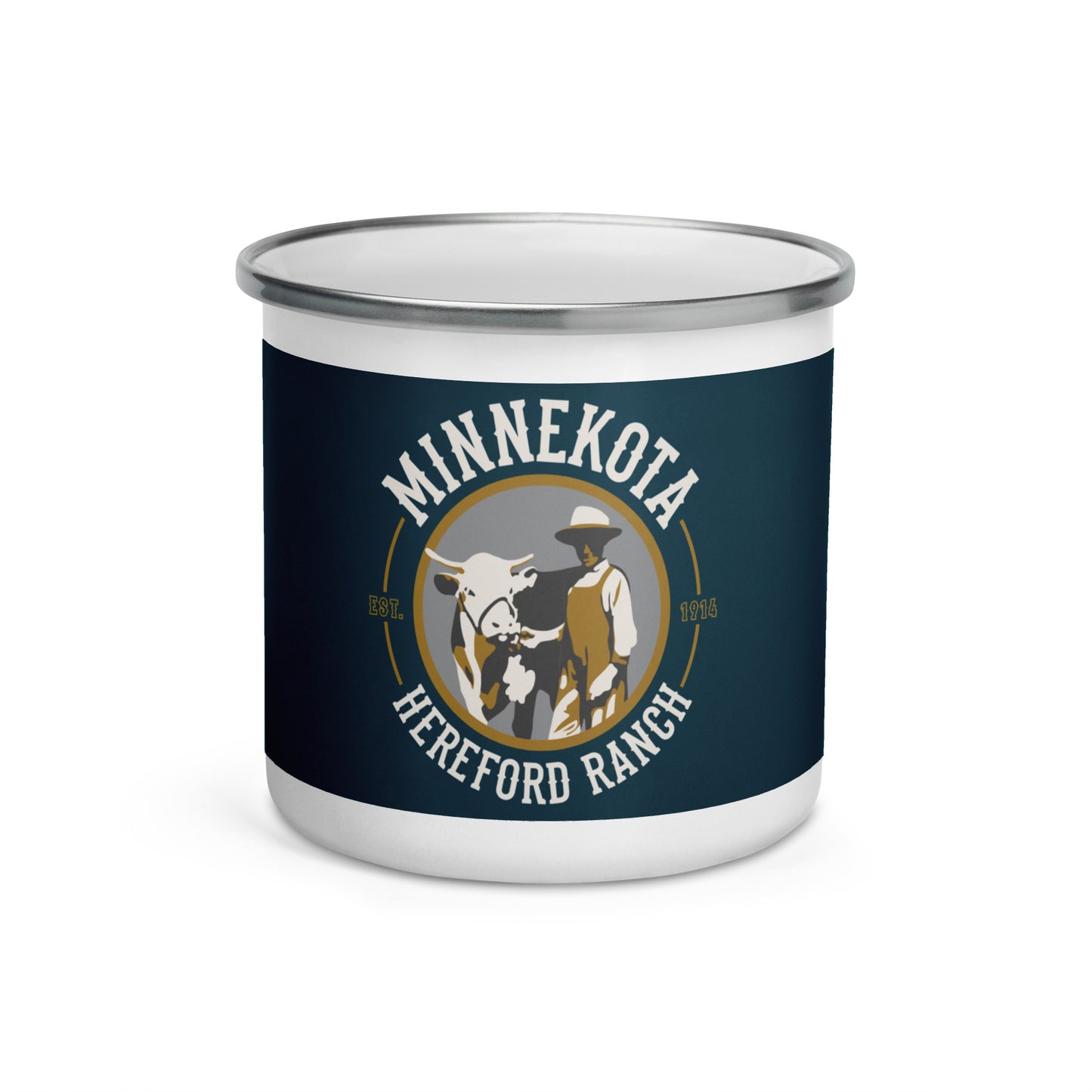 MINNEKOTA HEREFORD RANCH- ENAMEL MUG