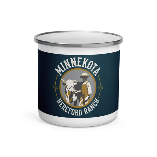 MINNEKOTA HEREFORD RANCH- ENAMEL MUG