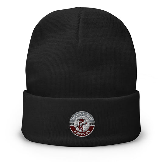 DULMES FAMILY BOER GOATS- Embroidered Beanie