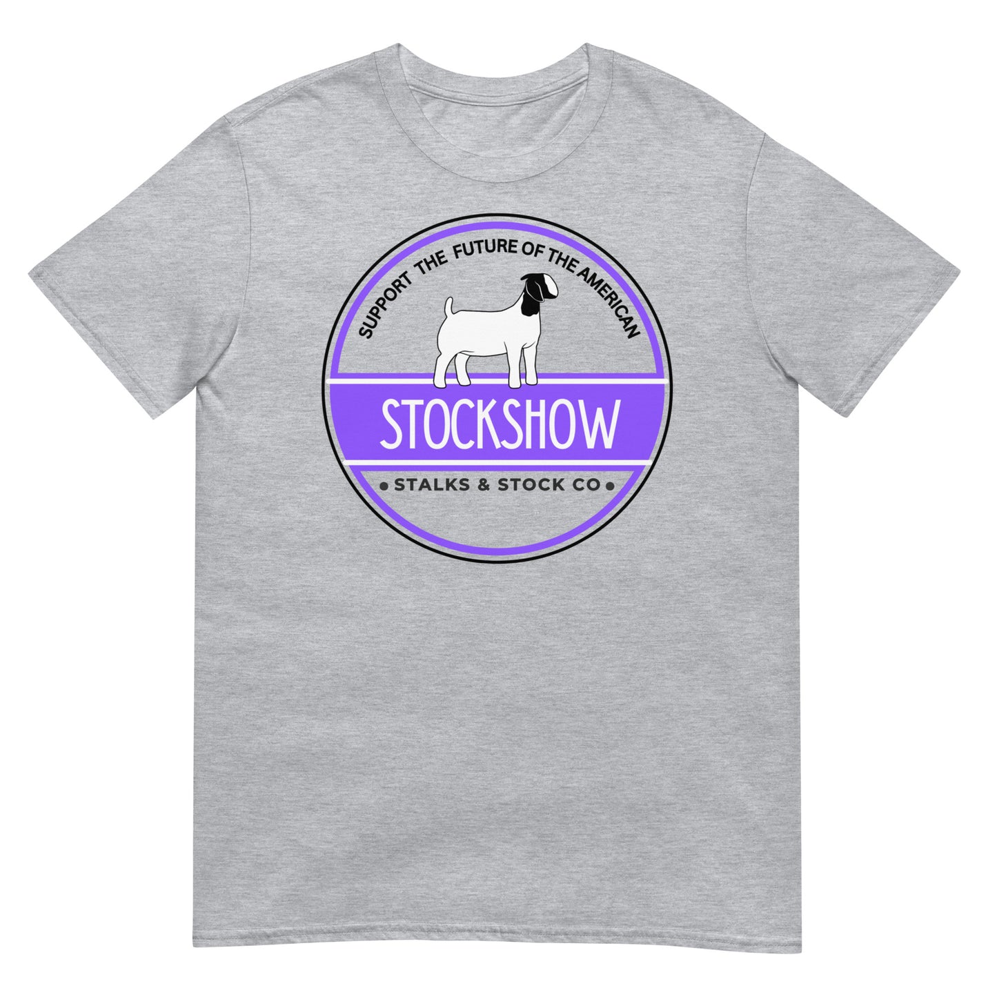 WOMENS TEE- STOCKSHOW GOAT