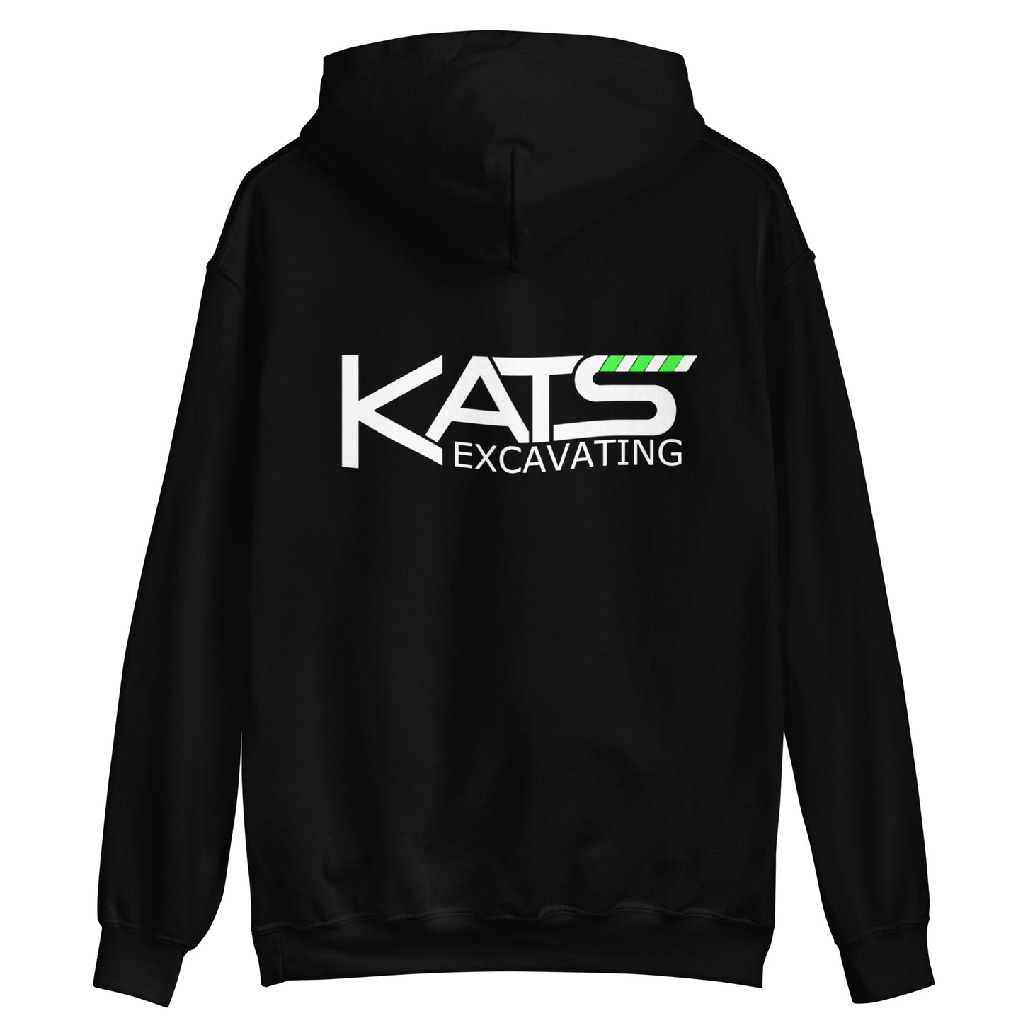 KATS EXCAVATING- UNISEX HOODIE (EMBROIDERED FRONT/ PRINTED BACK)