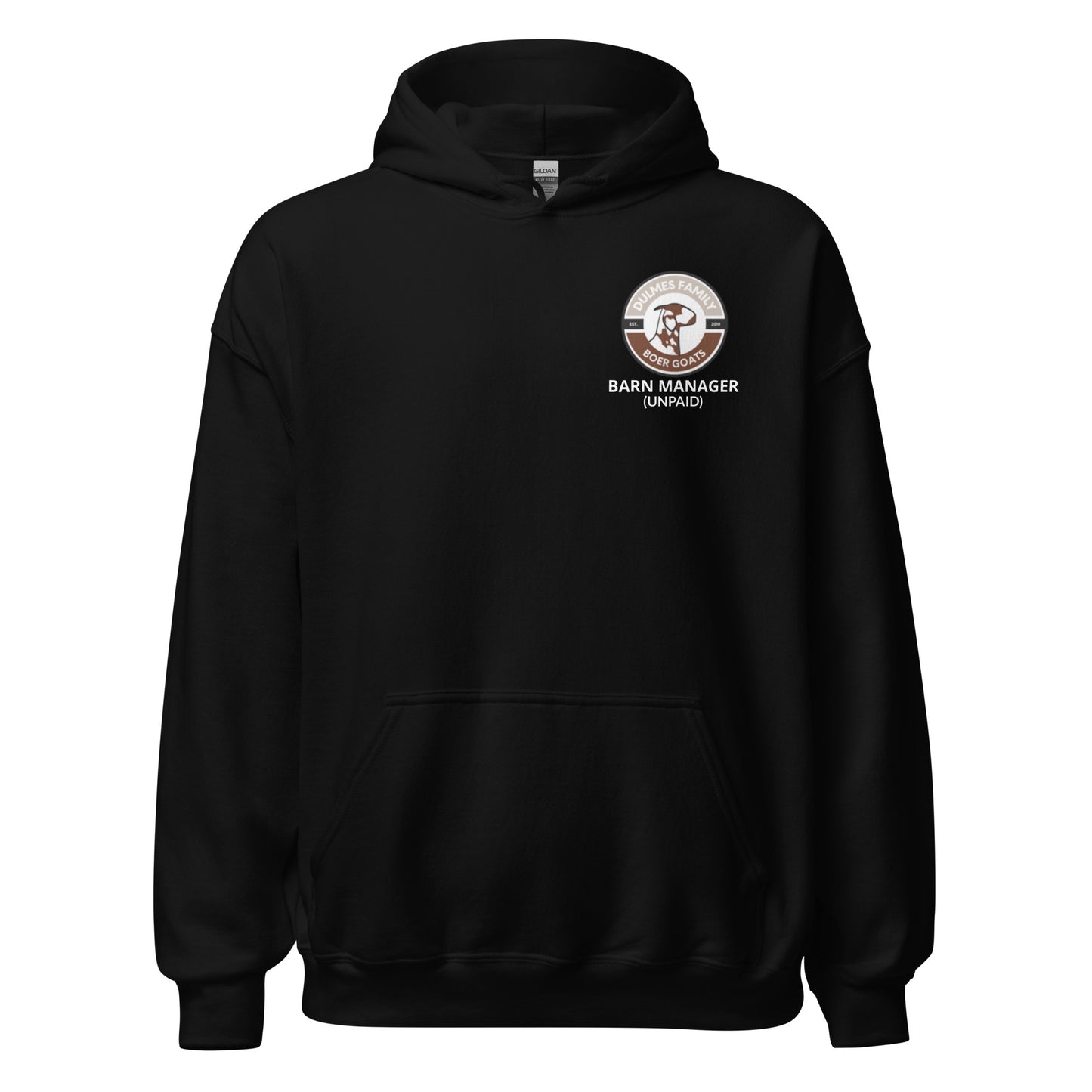 DULMES FAMILY BOER GOATS- Unisex Hoodie Barn Manager