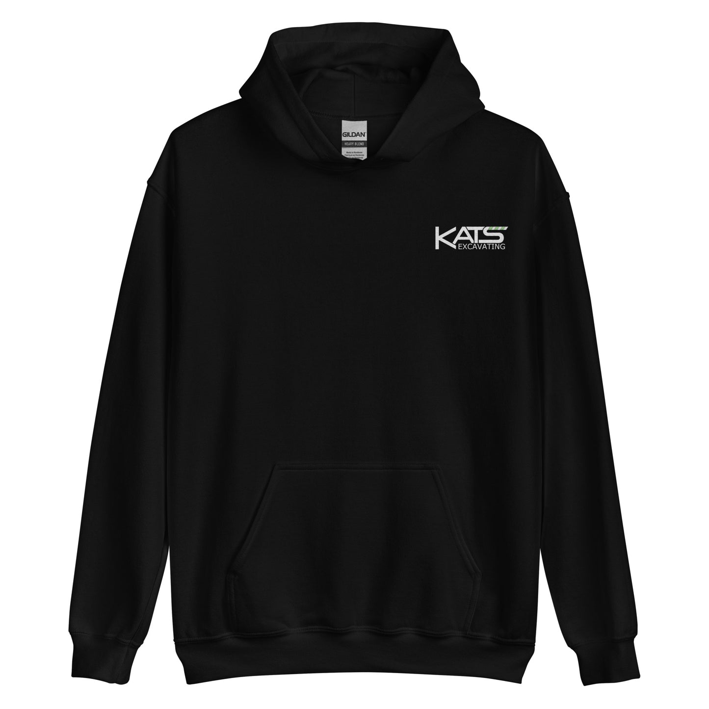 KATS EXCAVATING- UNISEX HOODIE (EMBROIDERED FRONT/ PRINTED BACK)