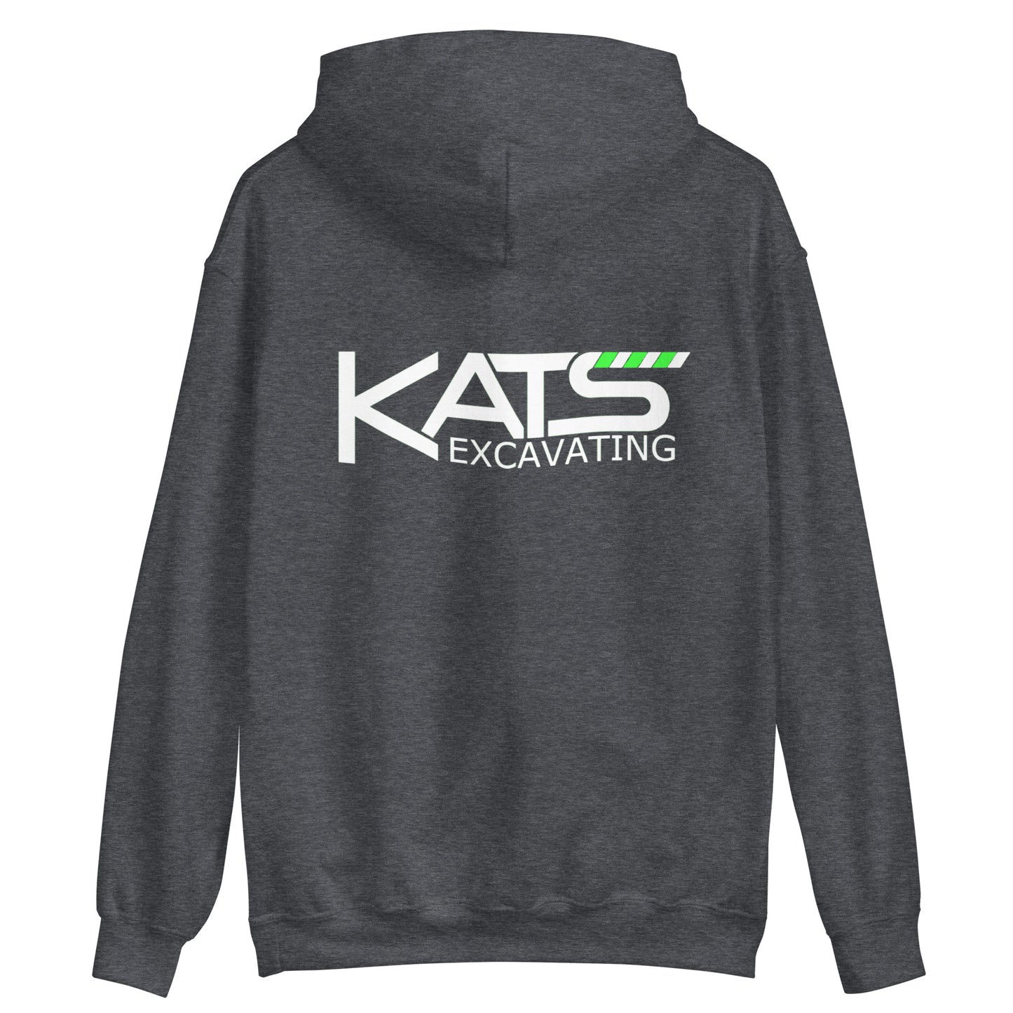 KATS EXCAVATING- UNISEX HOODIE (EMBROIDERED FRONT/ PRINTED BACK)