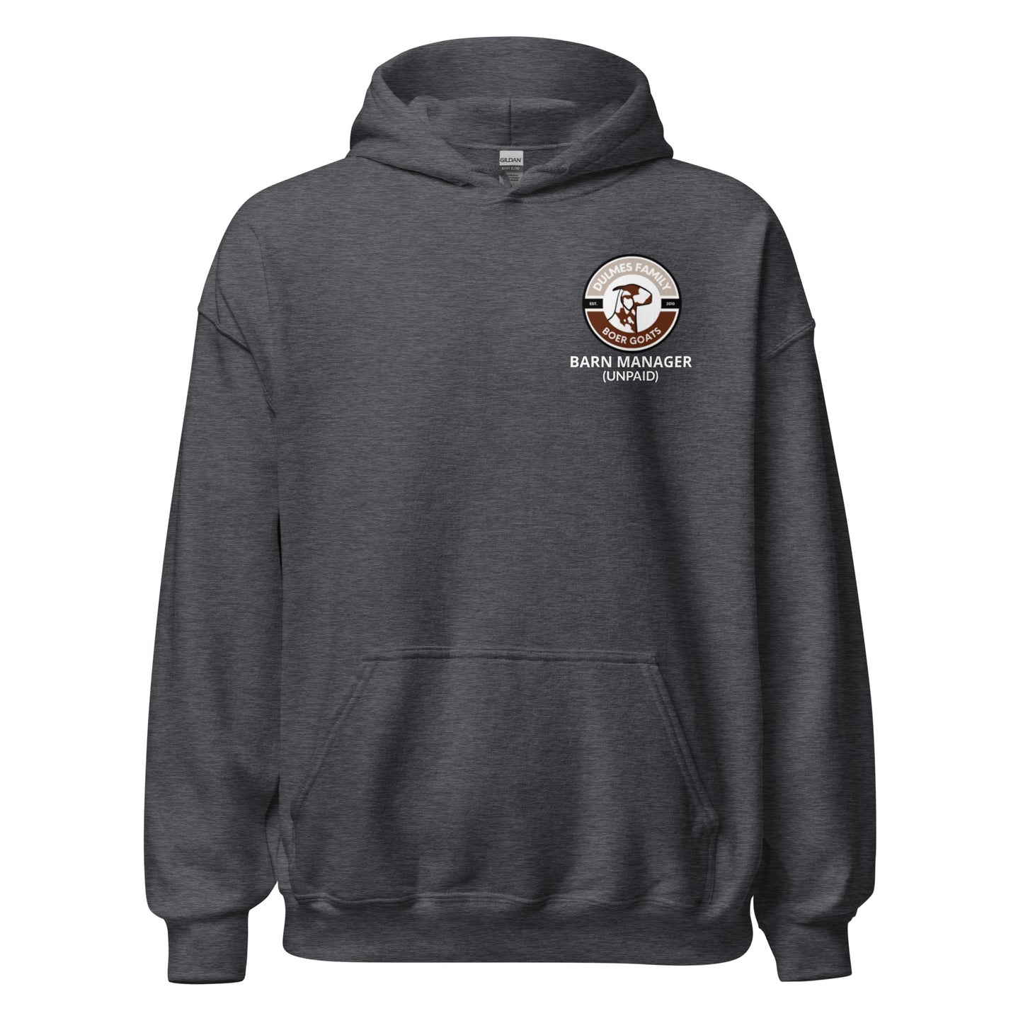 DULMES FAMILY BOER GOATS- Unisex Hoodie Barn Manager