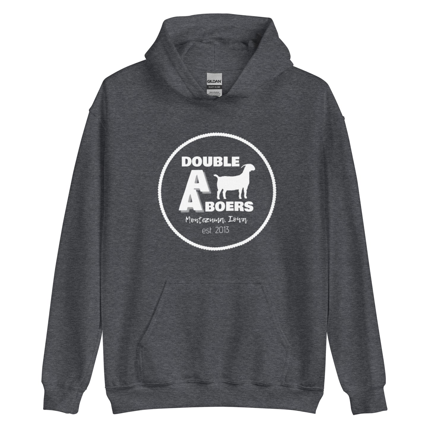 DOUBLE A BOERS - HOODIE WHITE LOGO