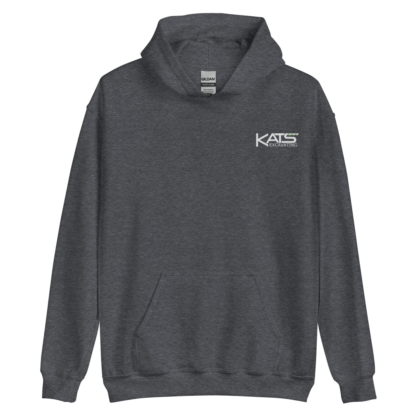 KATS EXCAVATING- UNISEX HOODIE (EMBROIDERED FRONT/ PRINTED BACK)