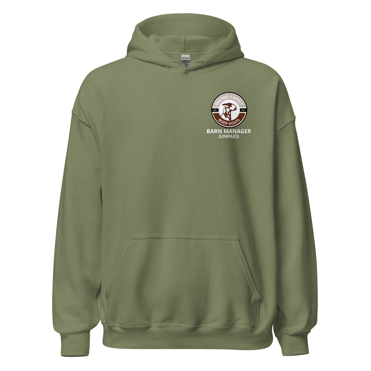 DULMES FAMILY BOER GOATS- Unisex Hoodie Barn Manager