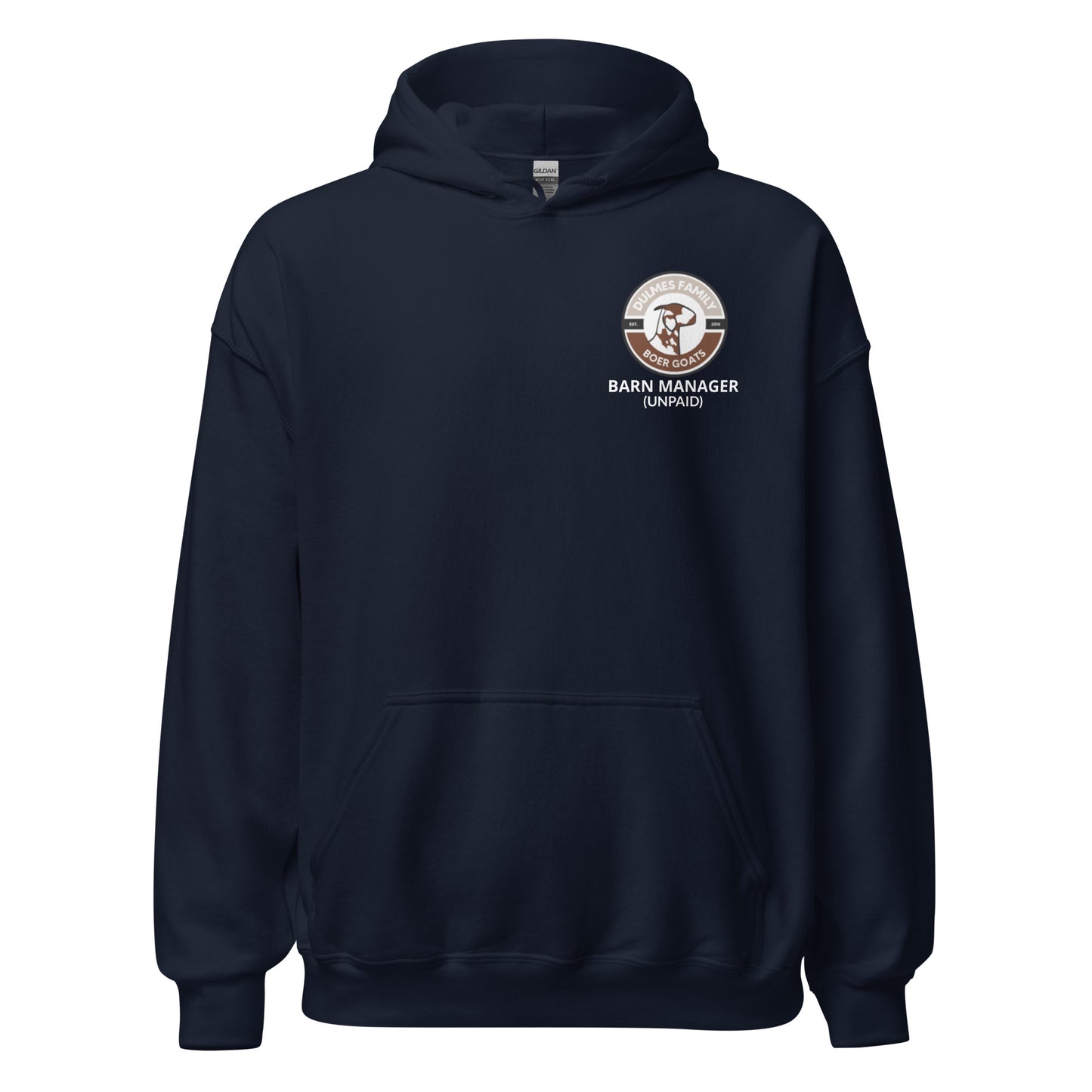 DULMES FAMILY BOER GOATS- Unisex Hoodie Barn Manager