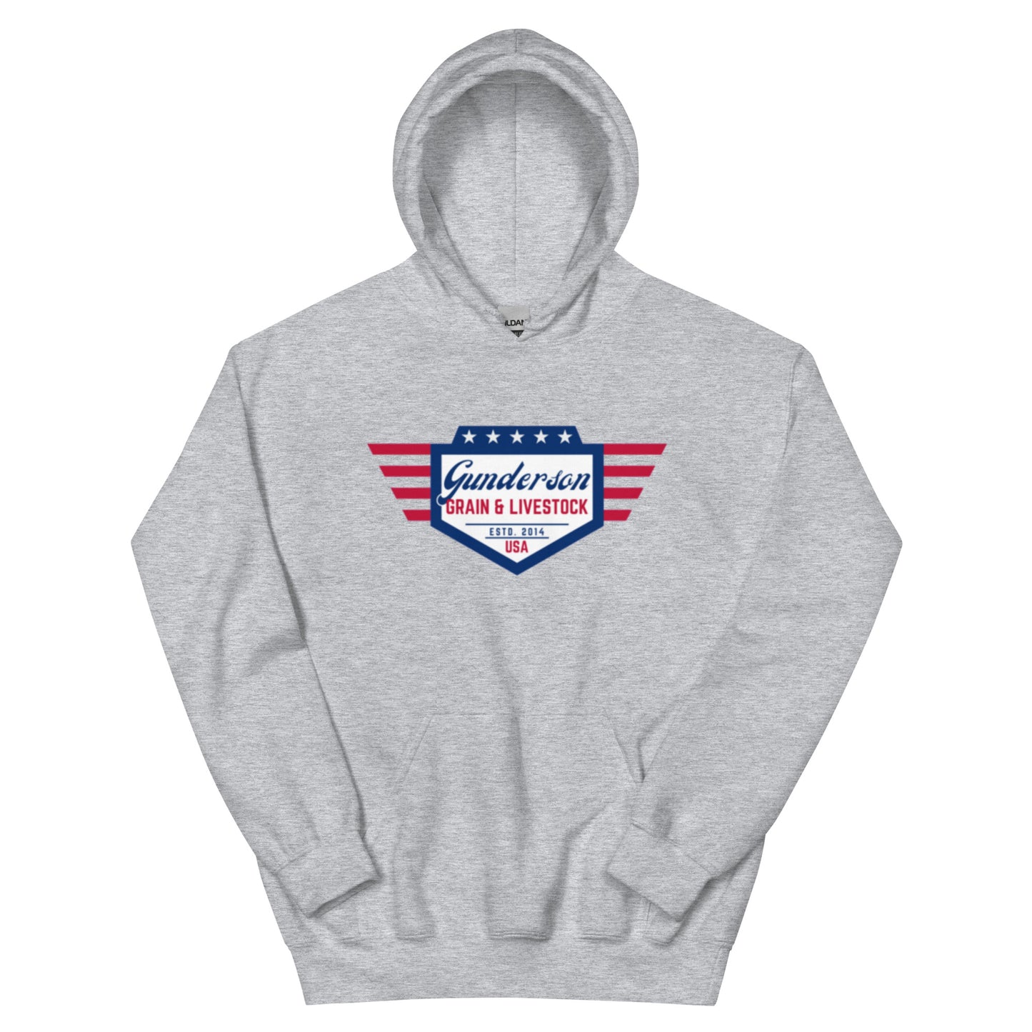 GUNDERSON GRAIN & LIVESTOCK- UNISEX HOODIE