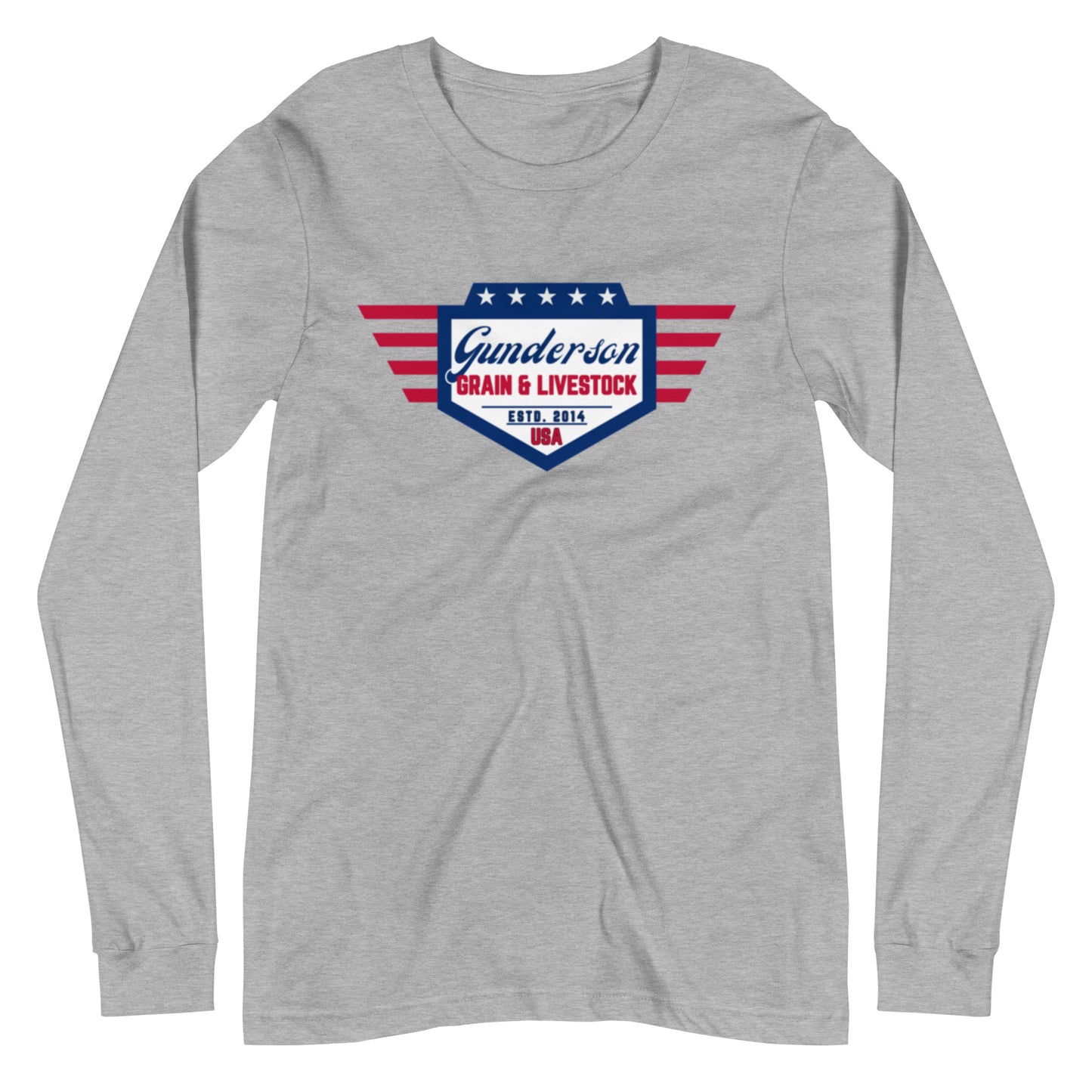 GUNDERSON GRAIN & LIVESTOCK- WOMENS LONG SLEEVE TEE
