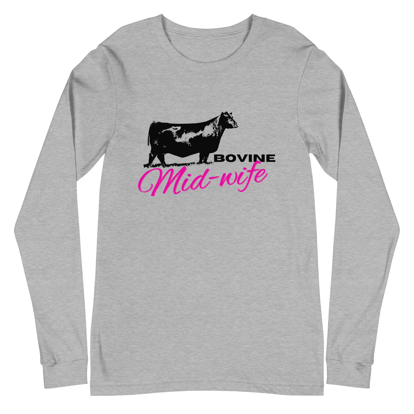 WOMENS LONG SLEEVE- BOVINE MID-WIFE