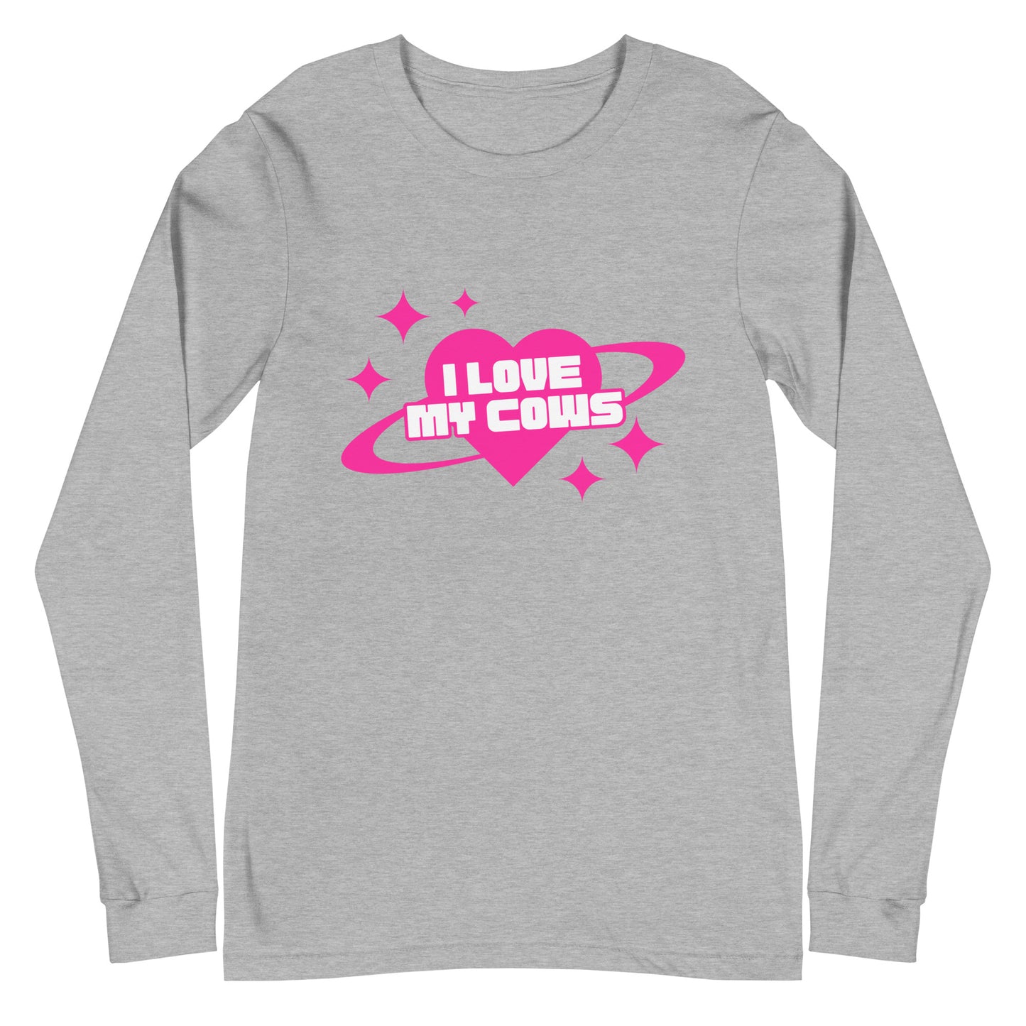 WOMENS LONG SLEEVE- LOVE MY COWS