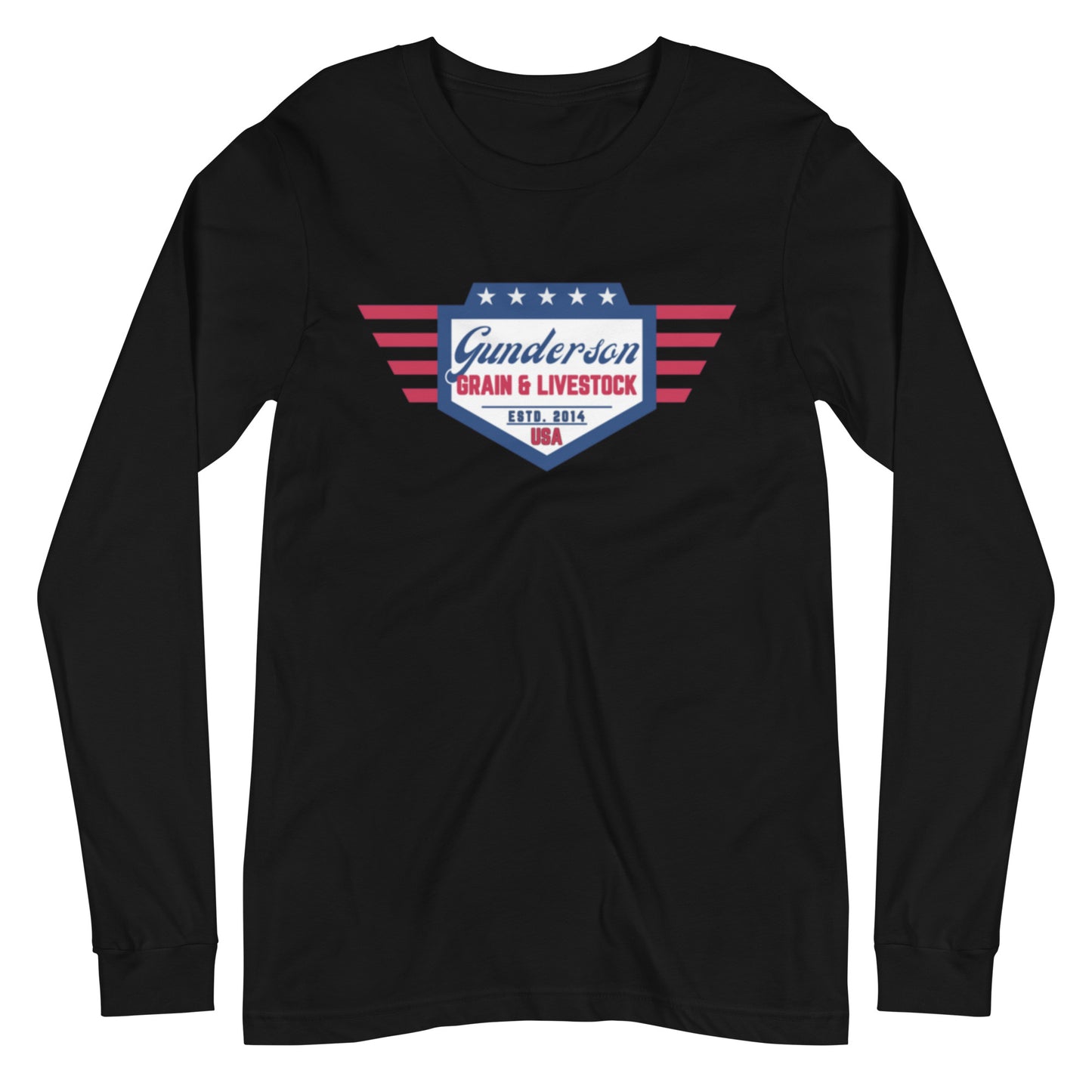 GUNDERSON GRAIN & LIVESTOCK- WOMENS LONG SLEEVE TEE