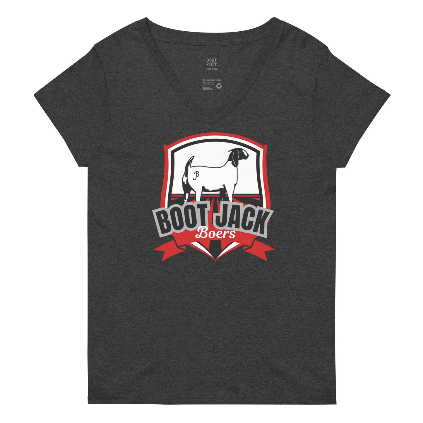 BOOT JACK BOERS- WOMENS V NECK TEE