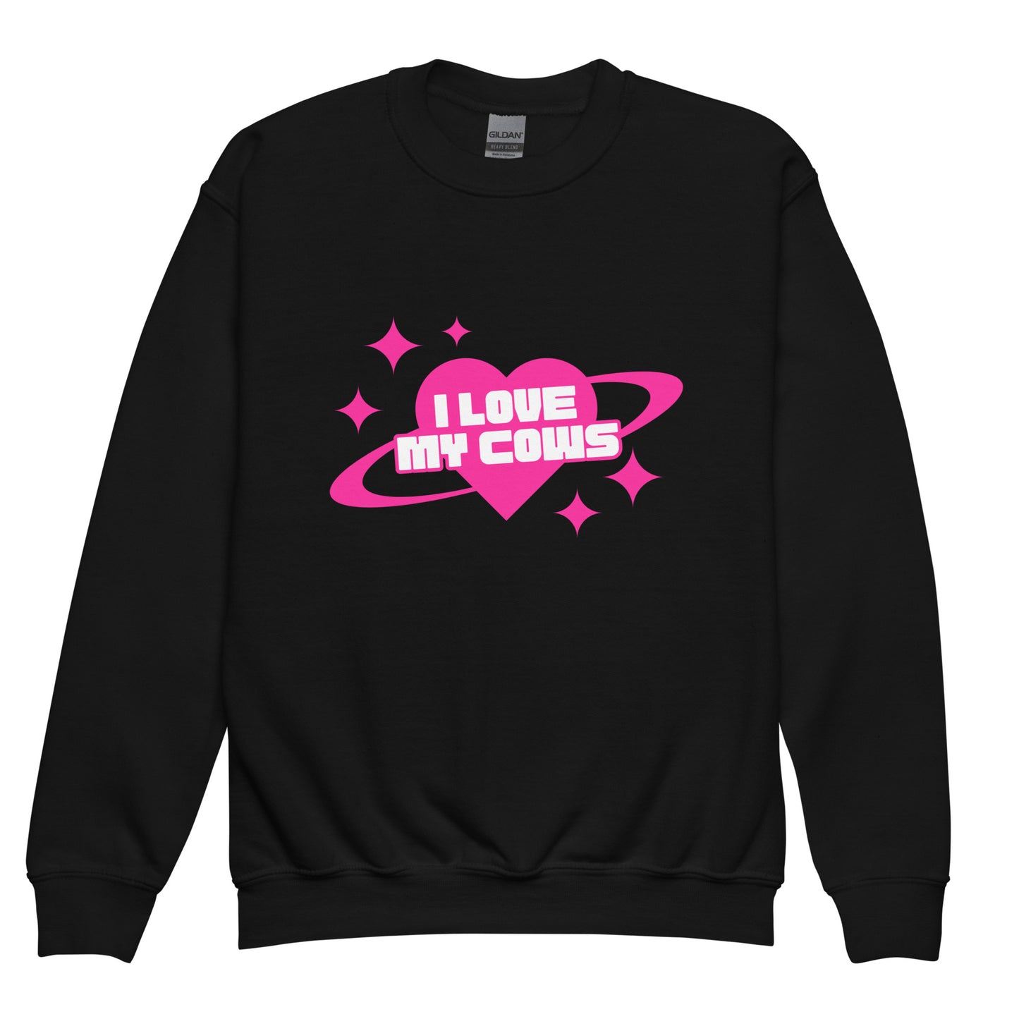 YOUTH CREWNECK- LOVE MY COWS