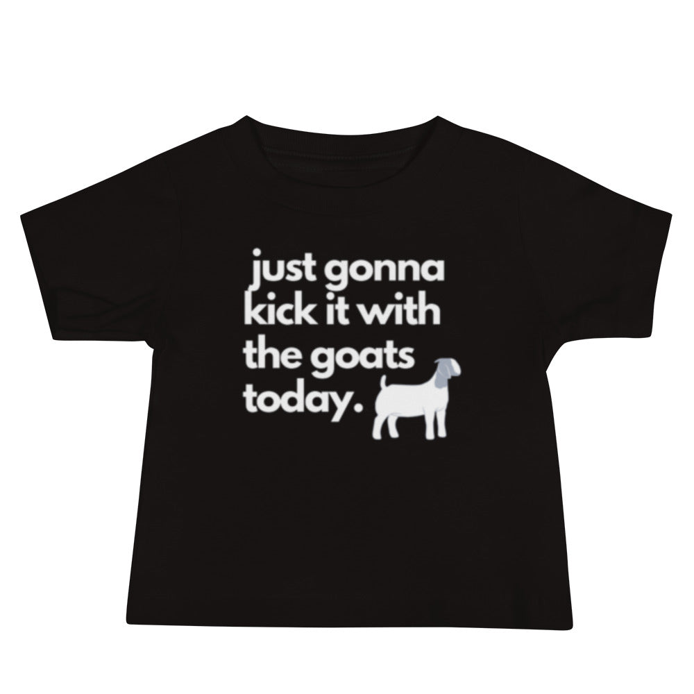 BABY TEE- KICK IT WITH THE GOATS