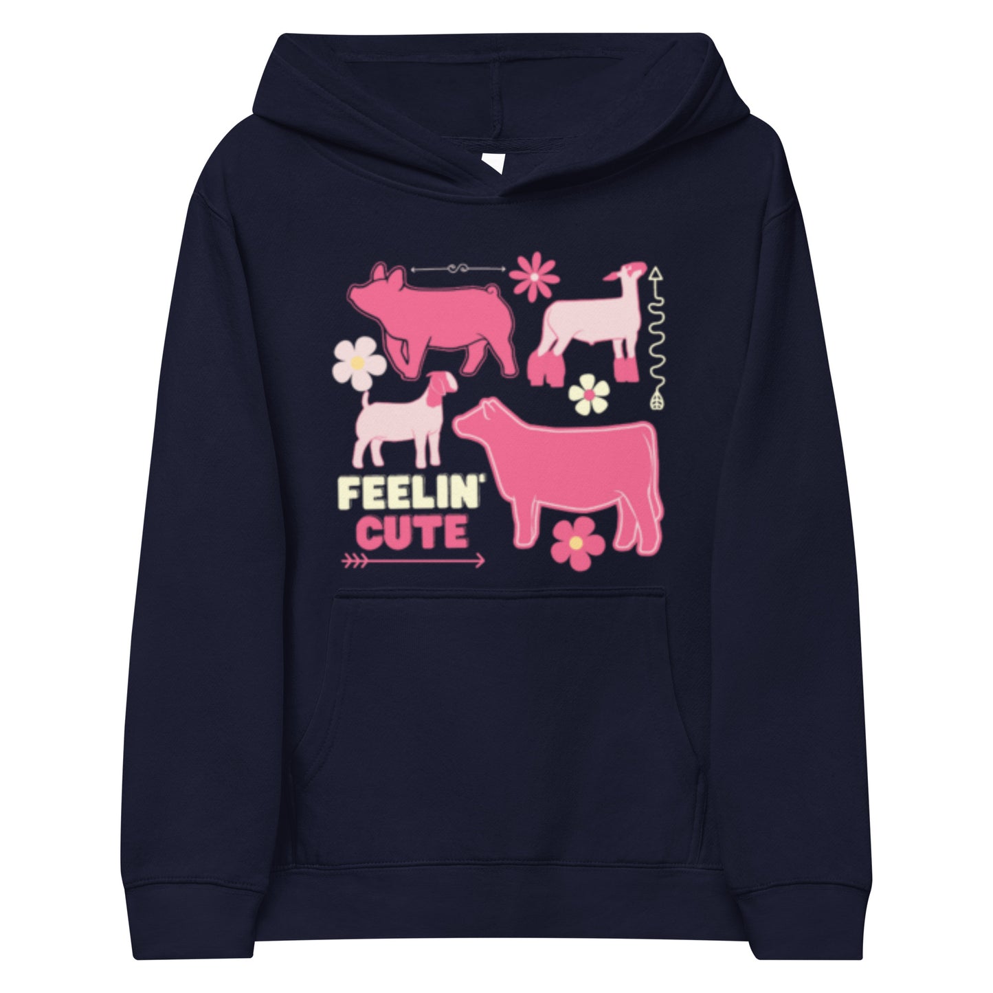 YOUTH HOODIE- FEELIN' CUTE