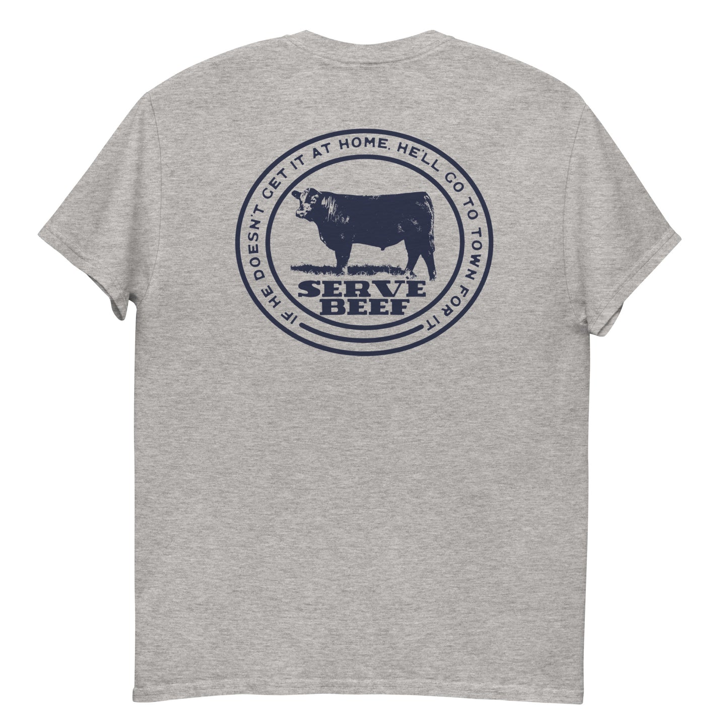 MENS TEE- SERVE BEEF