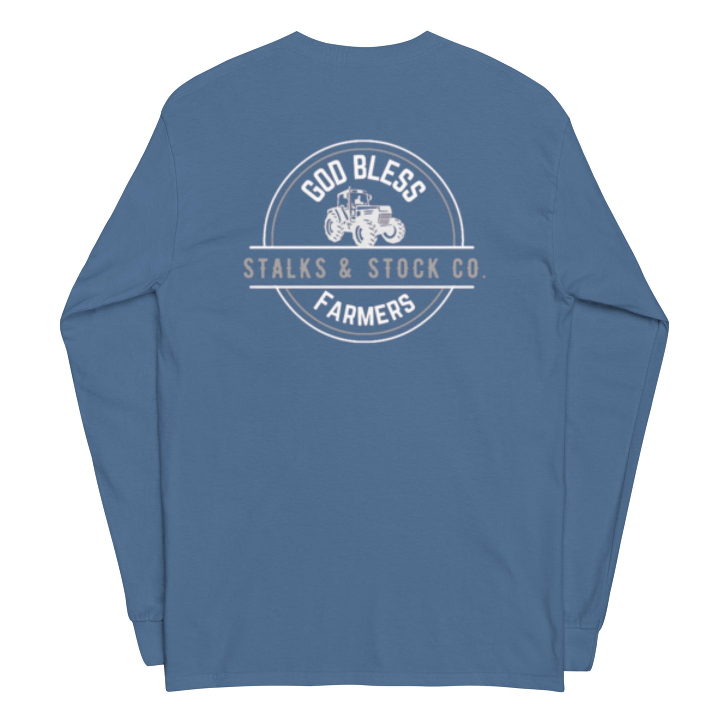 MENS LONG SLEEVE- GOD BLESS FARMERS