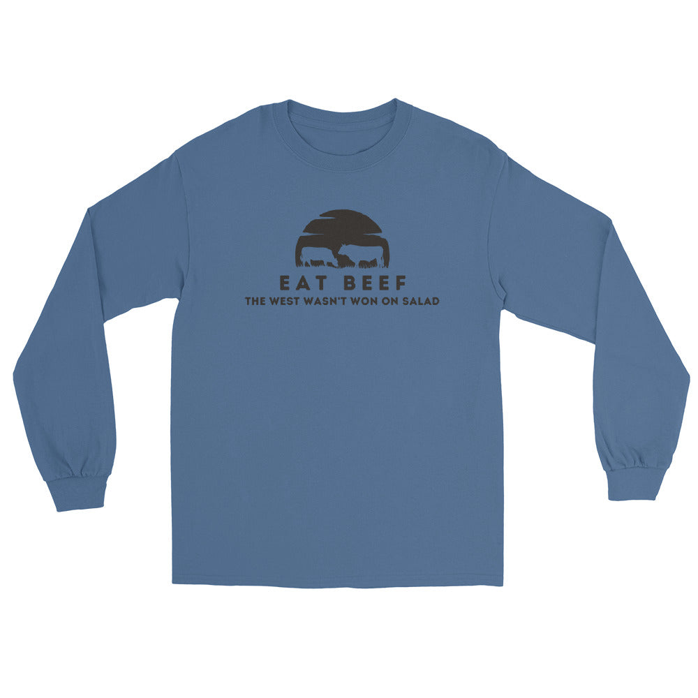 MENS LONG SLEEVE- EAT BEEF