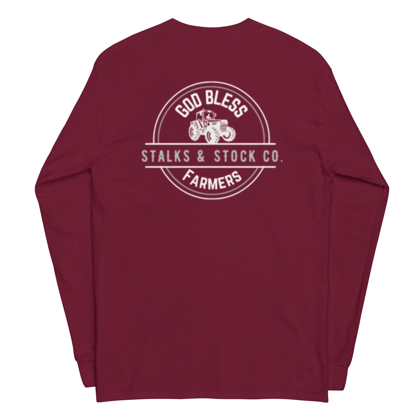 MENS LONG SLEEVE- GOD BLESS FARMERS
