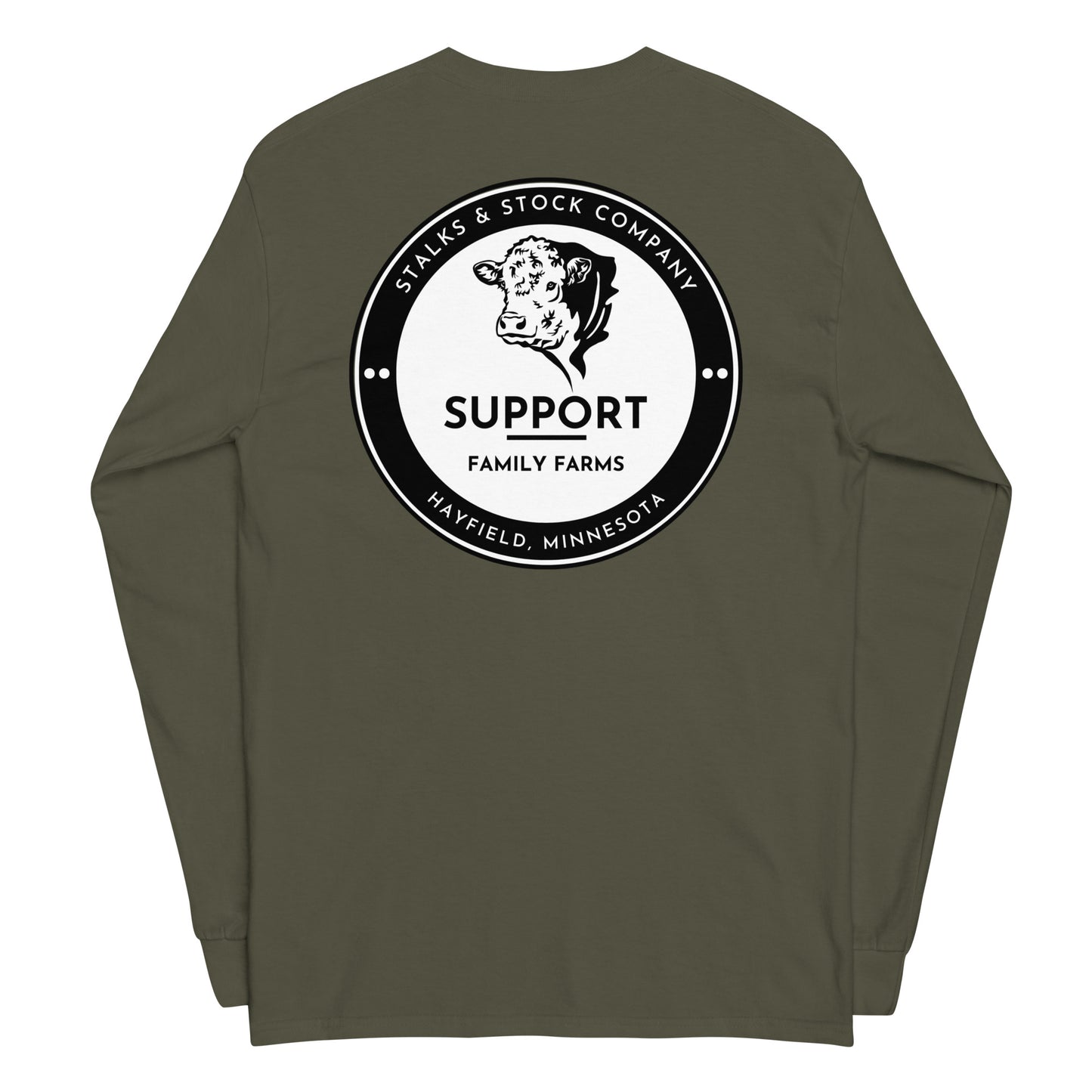 MENS LONG SLEEVE- SUPPORT FAMILY FARMS