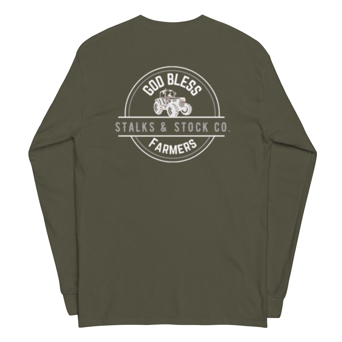 MENS LONG SLEEVE- GOD BLESS FARMERS
