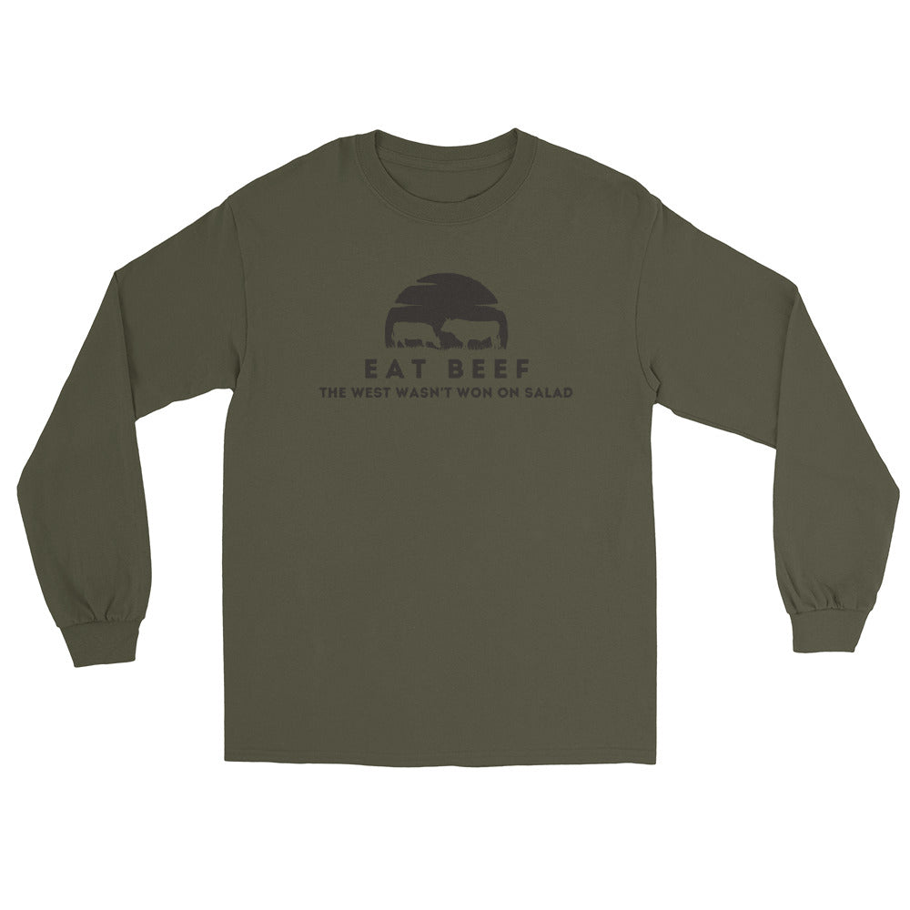 MENS LONG SLEEVE- EAT BEEF