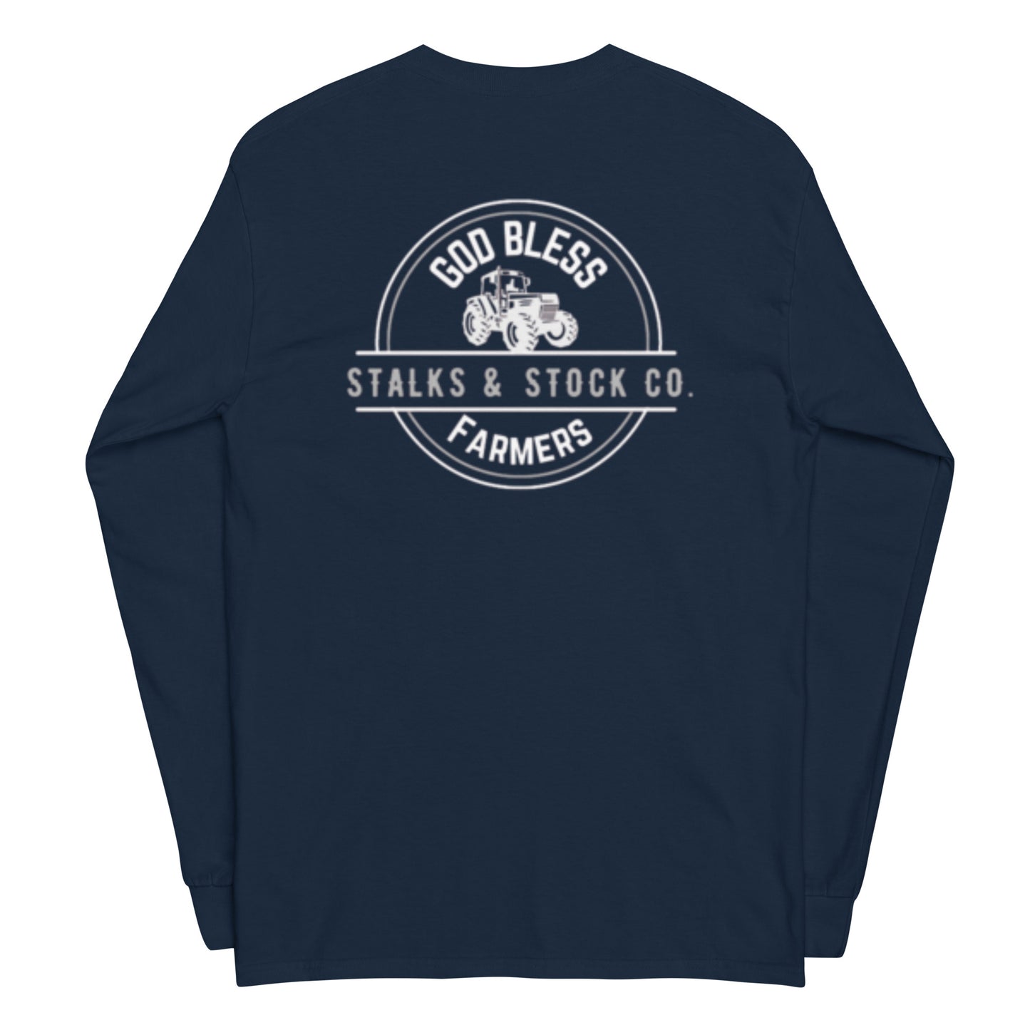 MENS LONG SLEEVE- GOD BLESS FARMERS