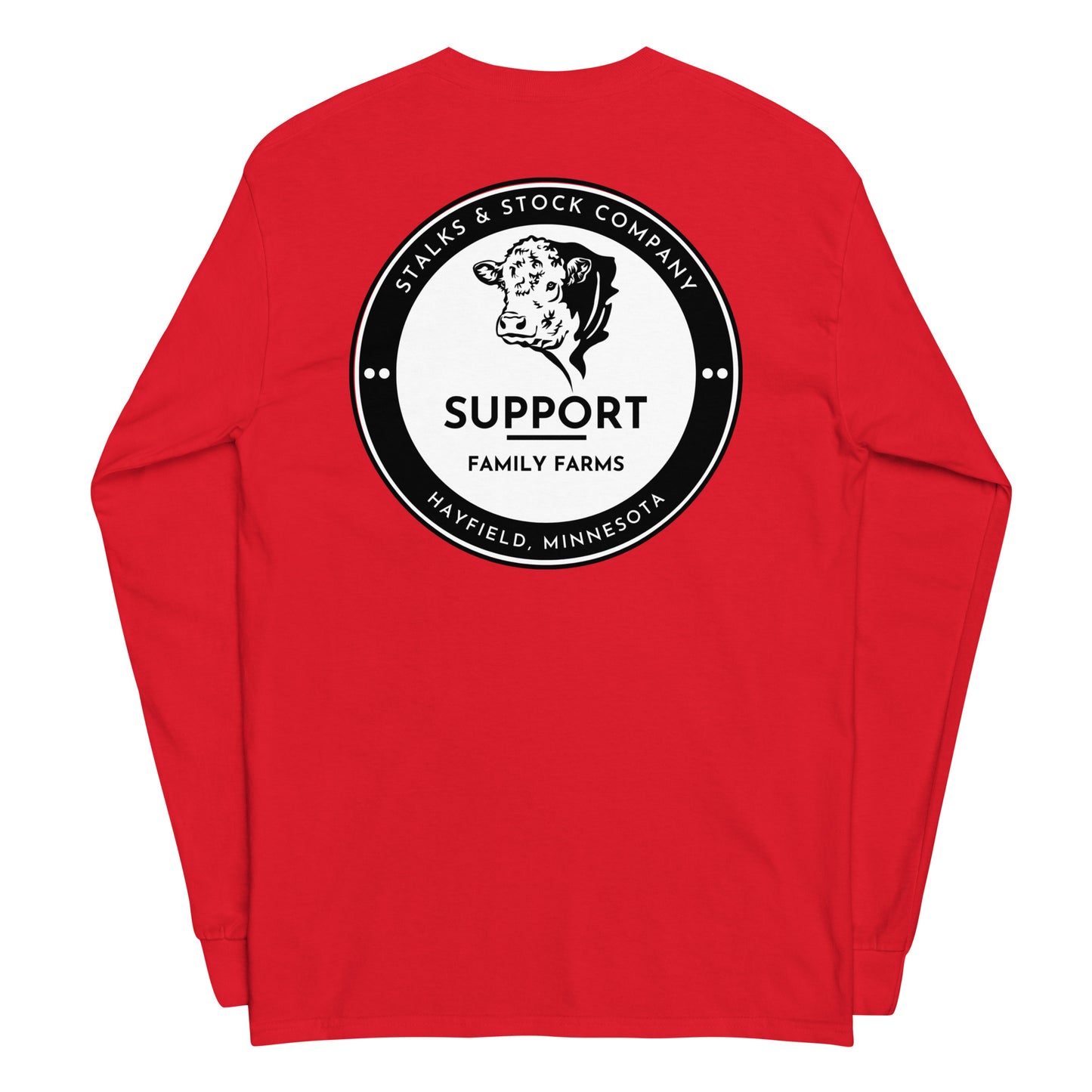 MENS LONG SLEEVE- SUPPORT FAMILY FARMS