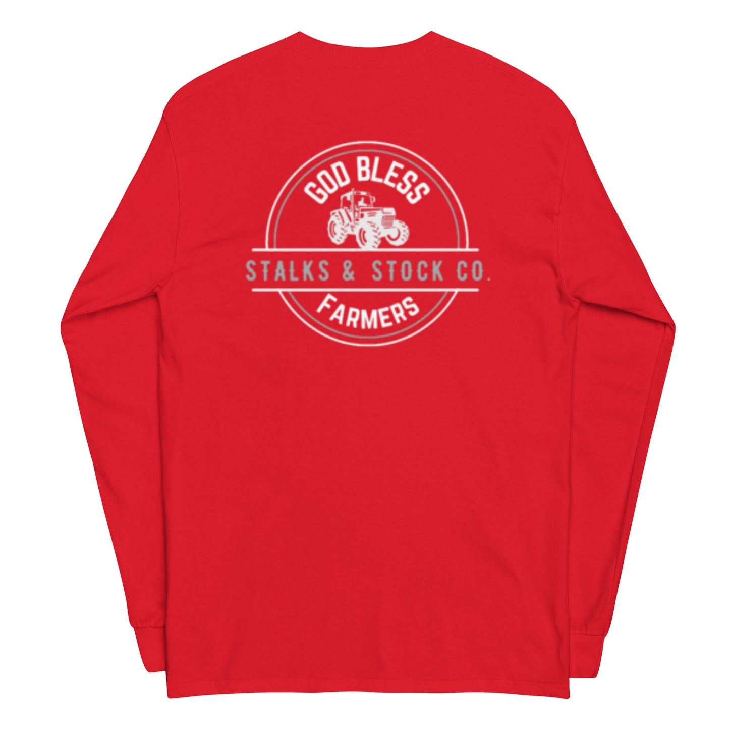MENS LONG SLEEVE- GOD BLESS FARMERS
