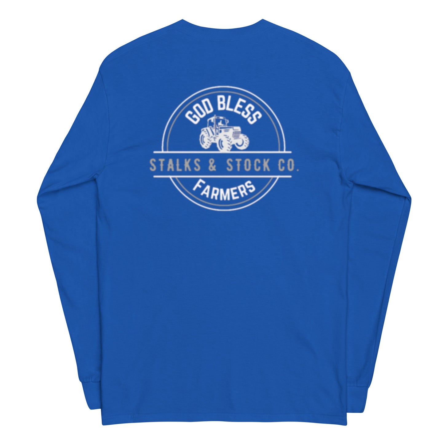MENS LONG SLEEVE- GOD BLESS FARMERS