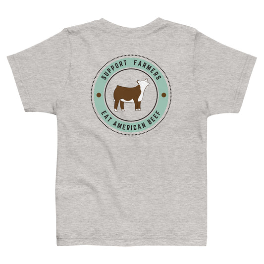 TODDLER TEE- EAT AMERIVCAN BEEF