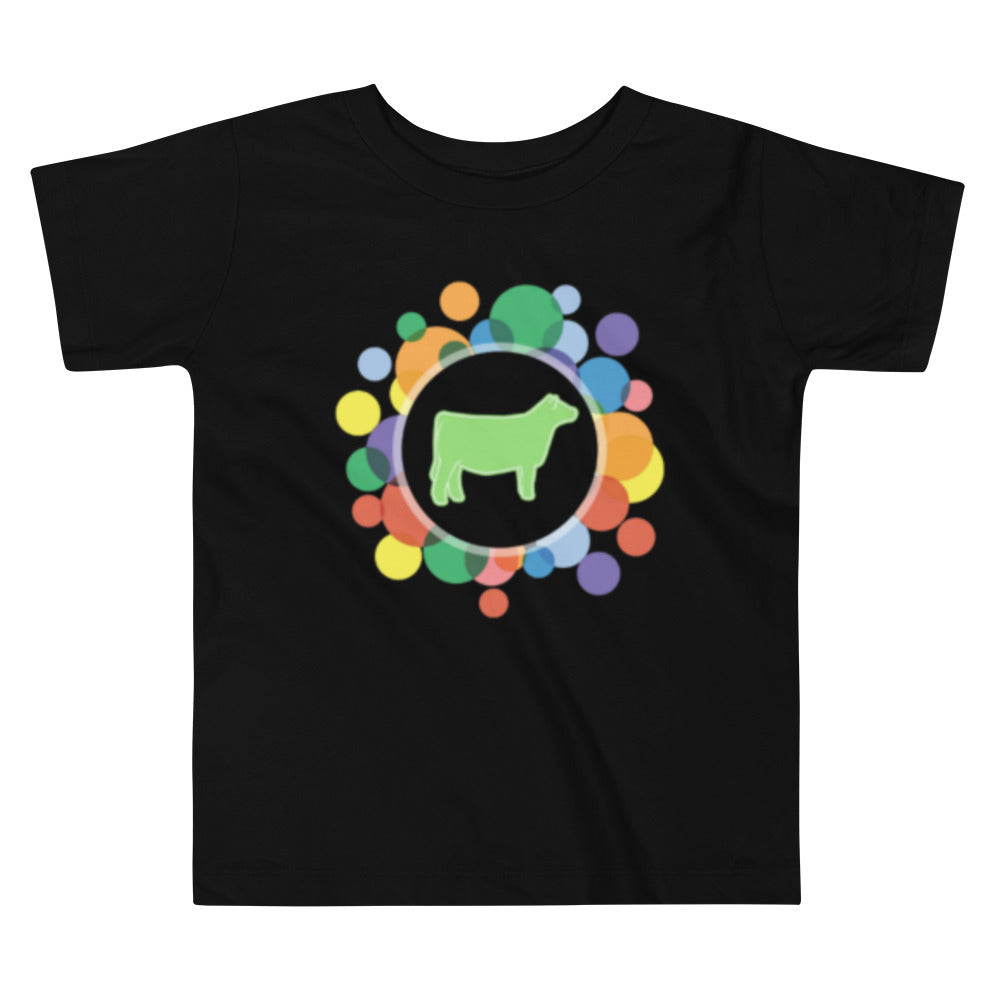 TODDLER TEE- BUBBLE HEIFER