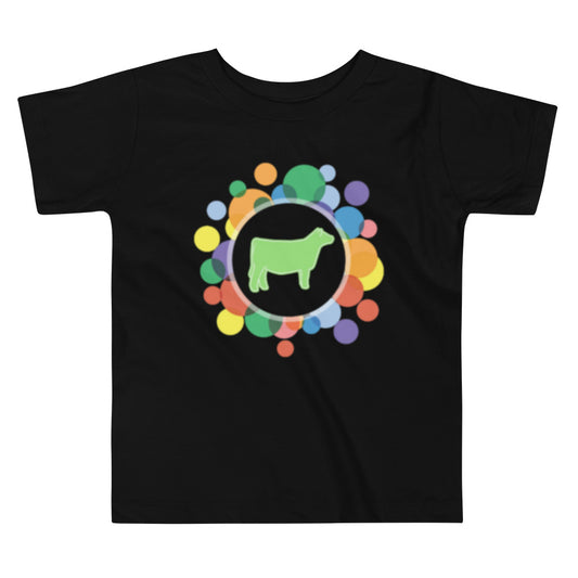 TODDLER TEE- BUBBLE HEIFER