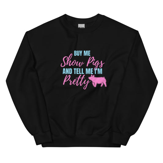 WOMENS CREW- SHOW PIGS